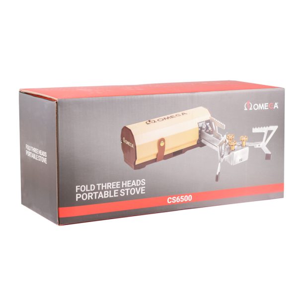 اجاق گاز سه مشعل قابل حمل امگا مدل CS6500 - تصویر 8