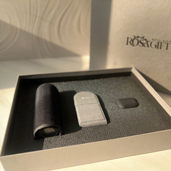 پک هدیه اسپیکر و شارژر وایرلس و ایرپاد