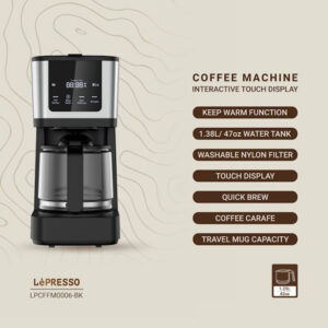 طراحی ساده و کارآمد قهوه ساز مدل LePresso Drip Coffee