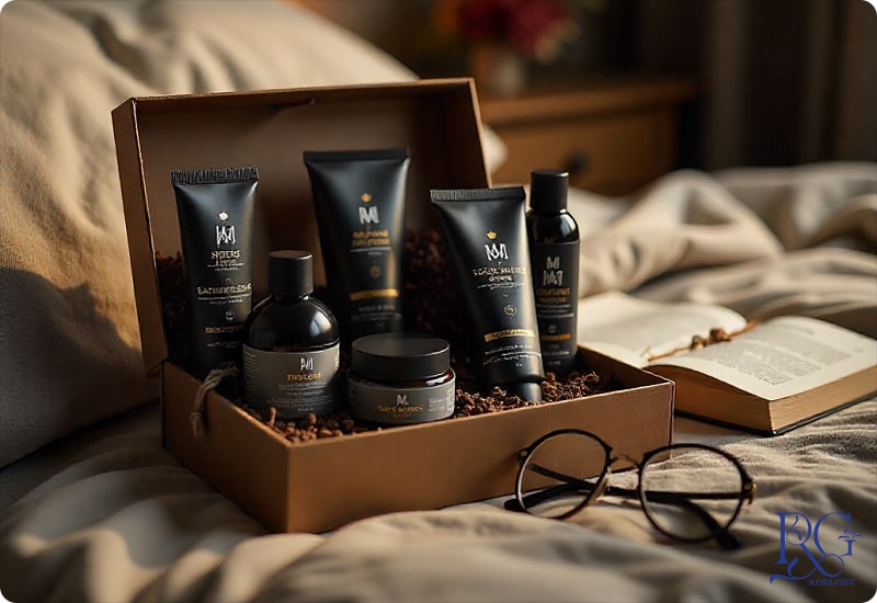 ست لوازم بهداشتی و محصولات مراقبت از پوست و مو برای هدیه روز پدر