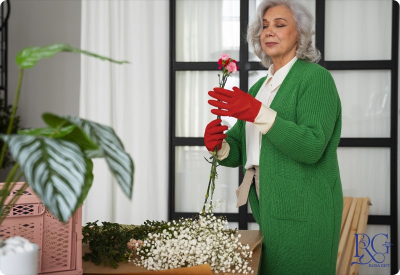 گیاهان آپارتمانی برای هدیه مادر مسن